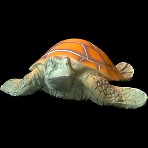 Aquarium decor sea turtle